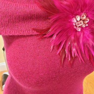 Pink Angora Sweater